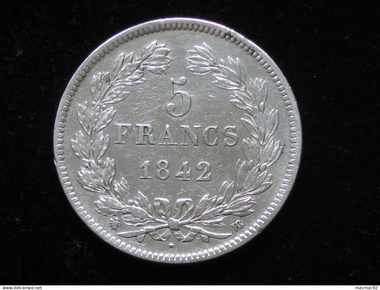 Très Belle 5 Francs LOUIS PHILIPPE I - 1842 BB - ROI DES FRANÇAIS      **** EN ACHAT IMMEDIAT **** - 5 Francs