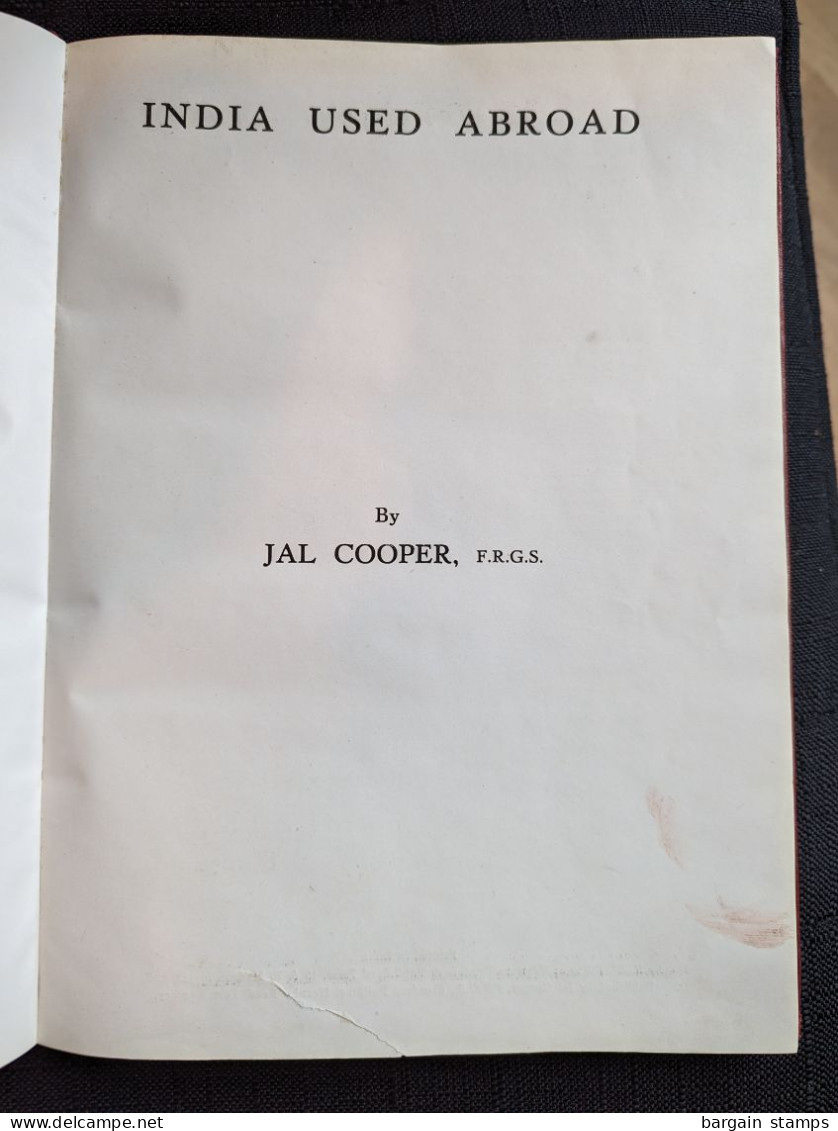 India Used Abroad -	Jal Cooper -  Bombay - 1950 - Handbooks