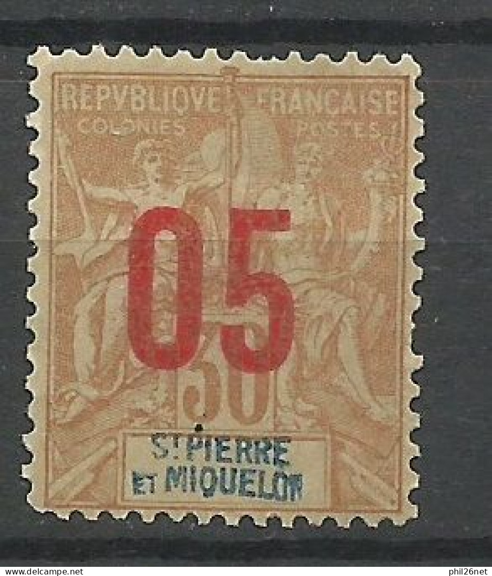 Saint Pierre Et Miquelon SPM N° 99    Texte SPM Gondolé Dans Le Cartouche     Neuf (* ) AB/B Voir Scans  Soldé  ! ! ! - Ongebruikt