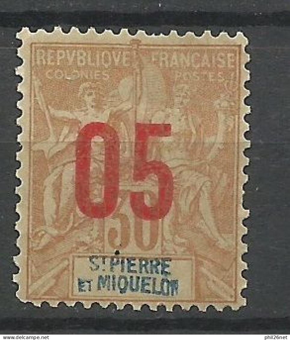 Saint Pierre Et Miquelon SPM N° 99    Texte SPM Gondolé Dans Le Cartouche     Neuf (* ) AB/B Voir Scans  Soldé  ! ! ! - Nuovi