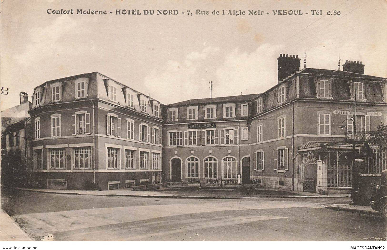 70 VESOUL AB#MK572 HOTEL DU NORD CARTE PUBLICITAIRE - Vesoul