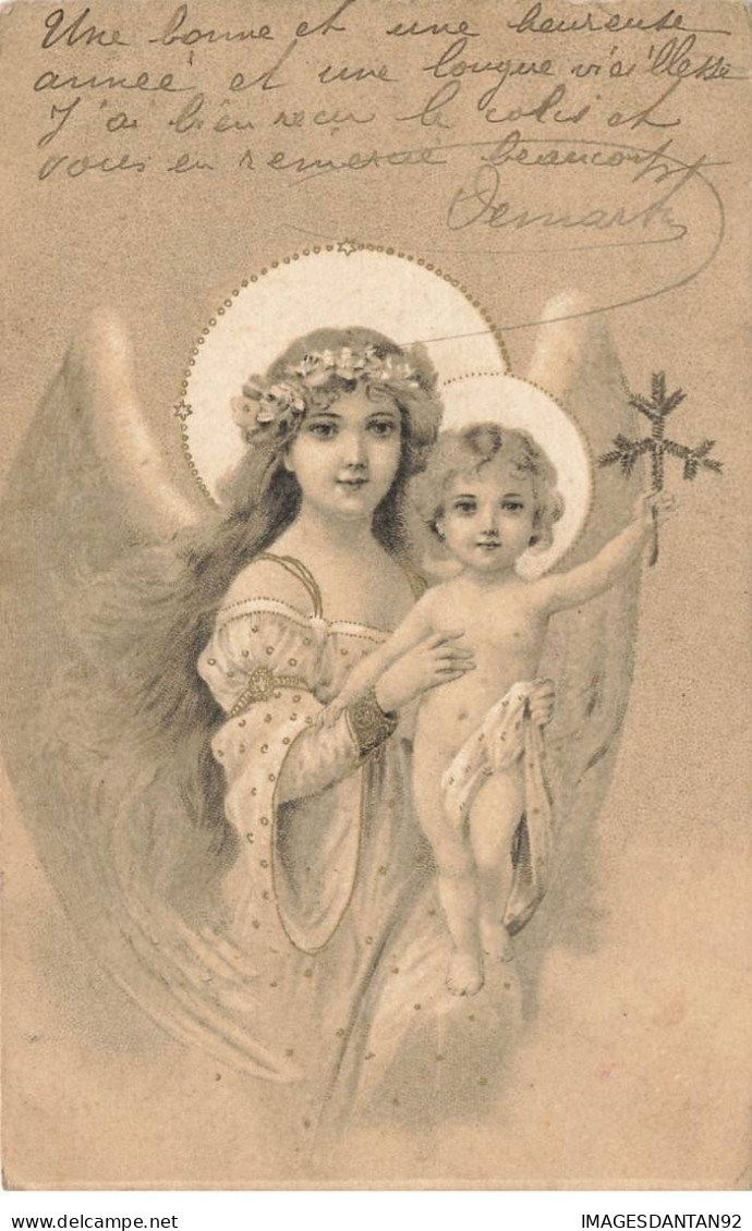 ANGES AB#MK14 UNE ANGE ET UN ANGE BEBE NU - Angels