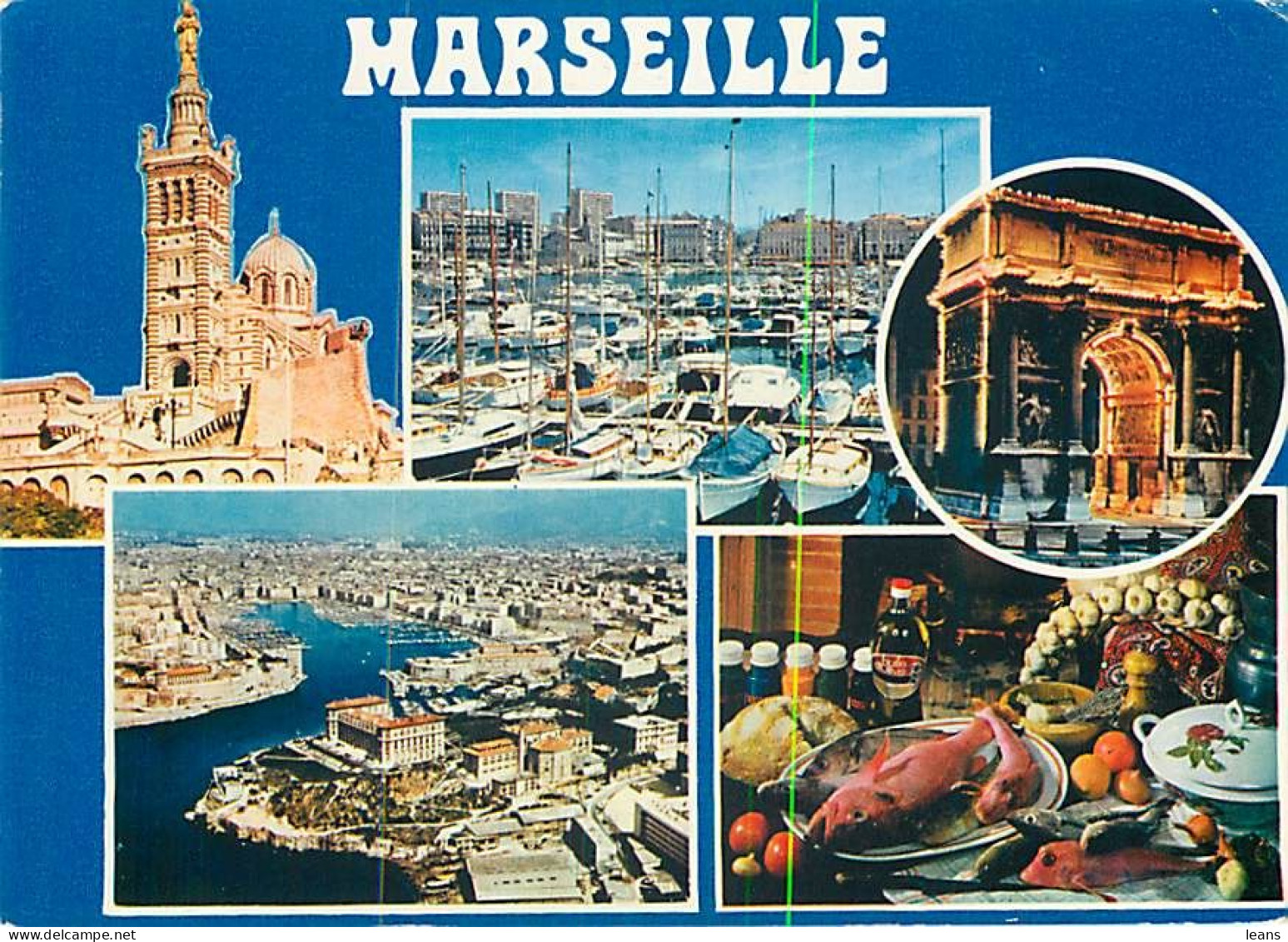 MARSEILLE - LOT DE 80 CARTES POSTALES SEMI-MODERNES