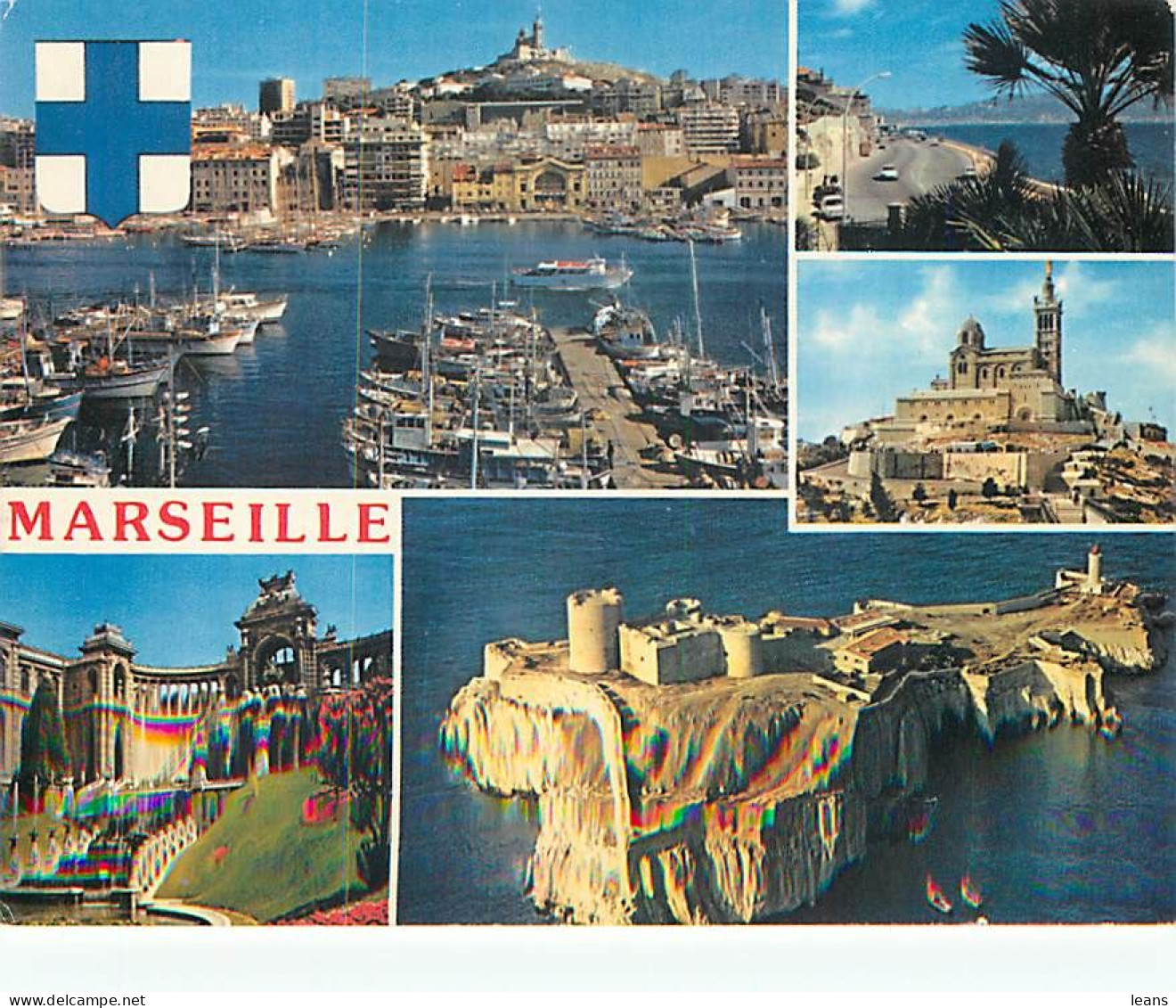 MARSEILLE - LOT DE 80 CARTES POSTALES SEMI-MODERNES