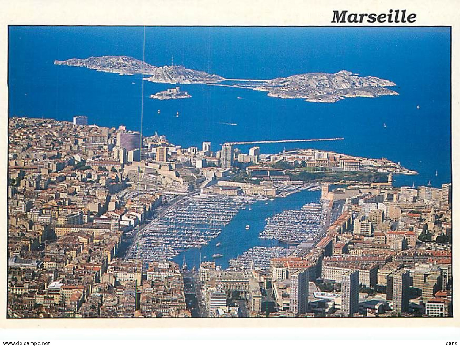 MARSEILLE - LOT DE 80 CARTES POSTALES SEMI-MODERNES