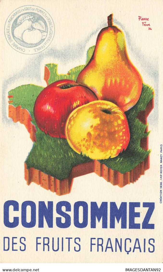 PUBLICITE AB#MK169 CONSOMMEZ DES FRUITS FRANCAIS - Reclame