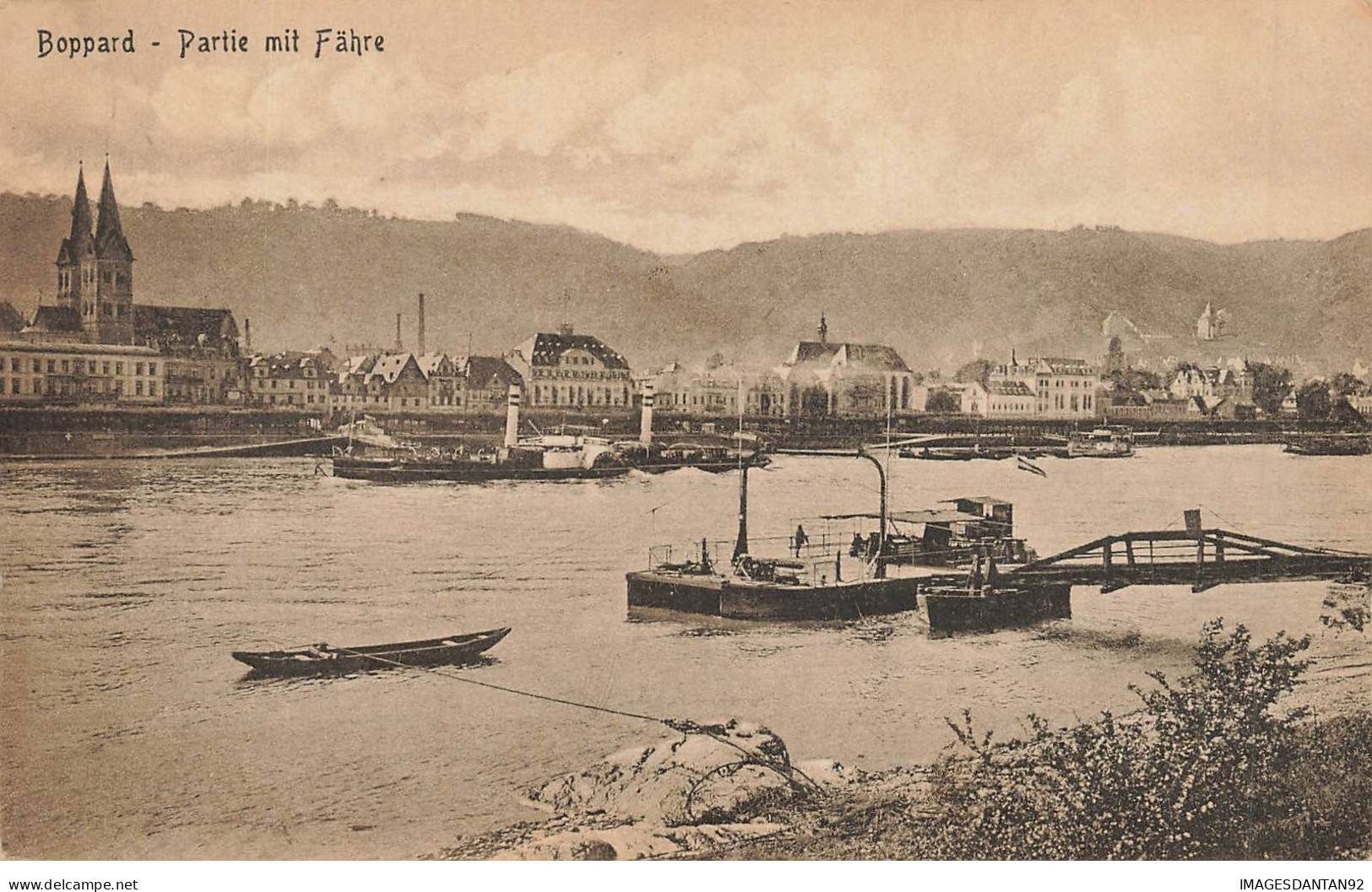 ALLEMAGNE AC#MK79 BOPPARD PARTIE MIT FAHRE BATEAUX - Boppard