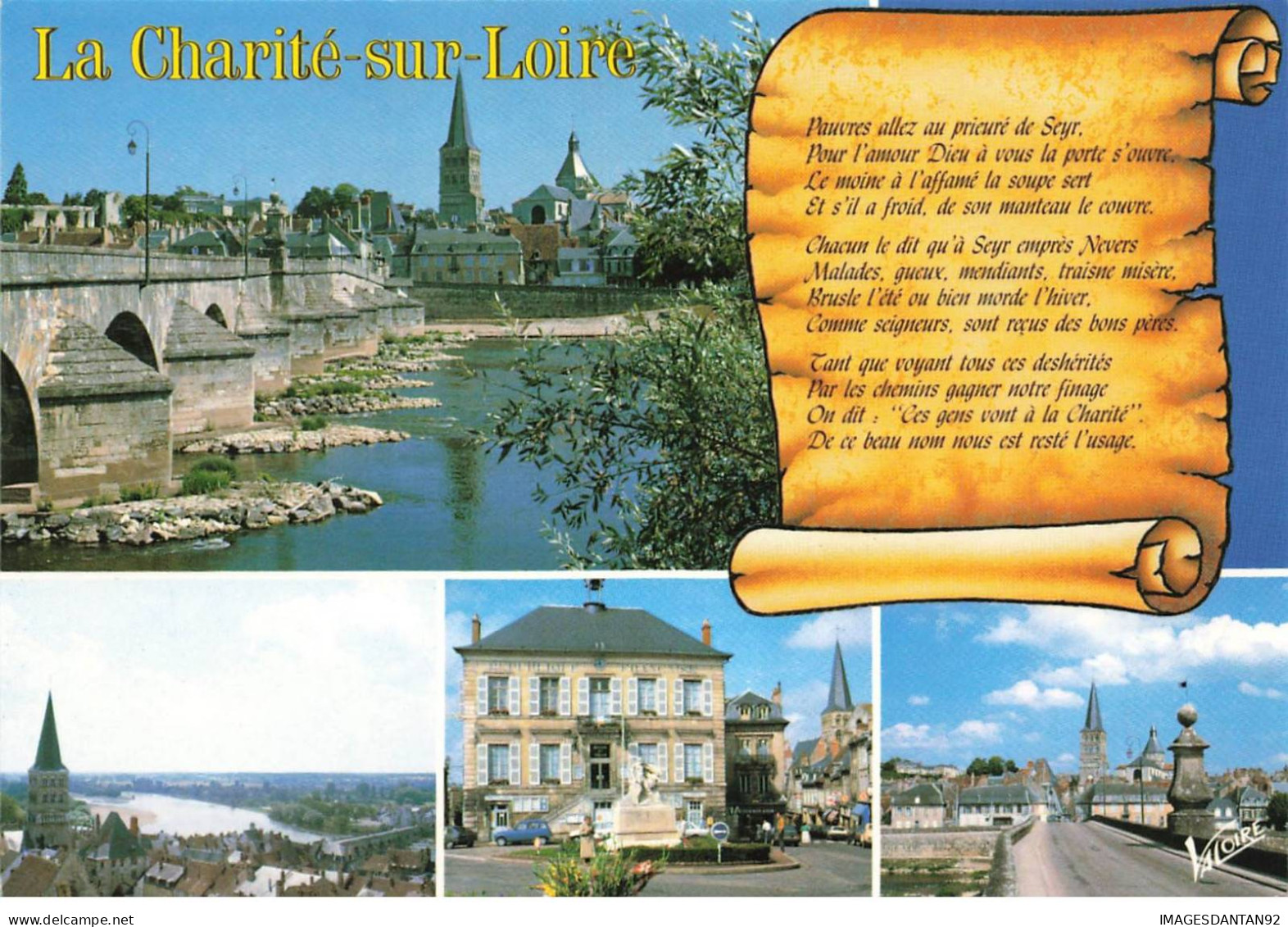 58 LA CHARITE SUR LOIRE AA#DC808 LE PONT DE LOIRE (XVI Eme Siecle) ET LA TOUR SAINTE CROIX (XII EME SIECLE) L HOTEL DE V - La Charité Sur Loire