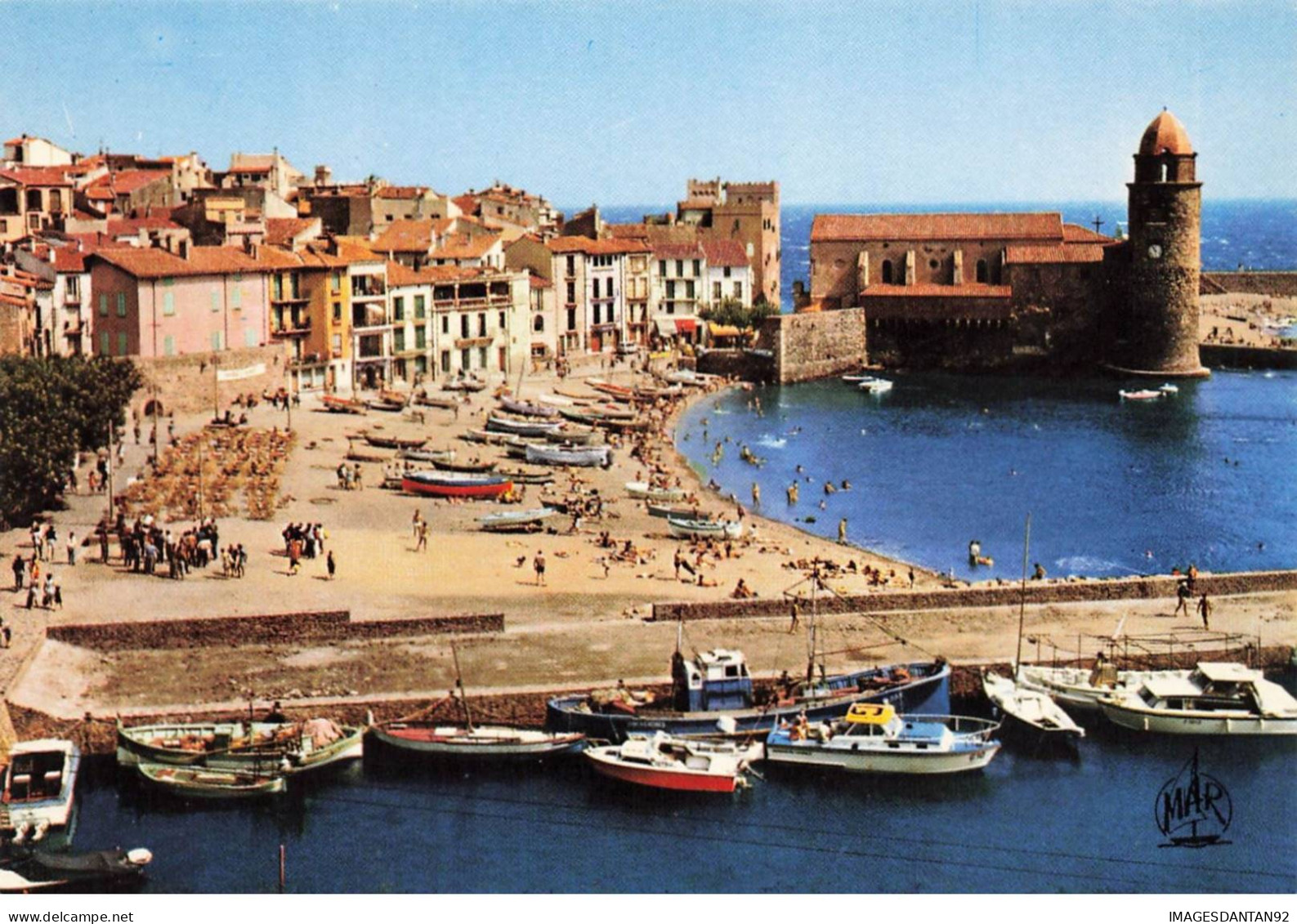 66 COLLIOURE AA#DC854 LE PORT BATEAUX DE PECHE LA PLAGE - Collioure