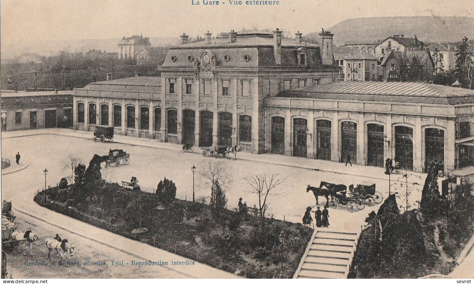 TOUL . - La Gare - Vue Extérieure - Toul