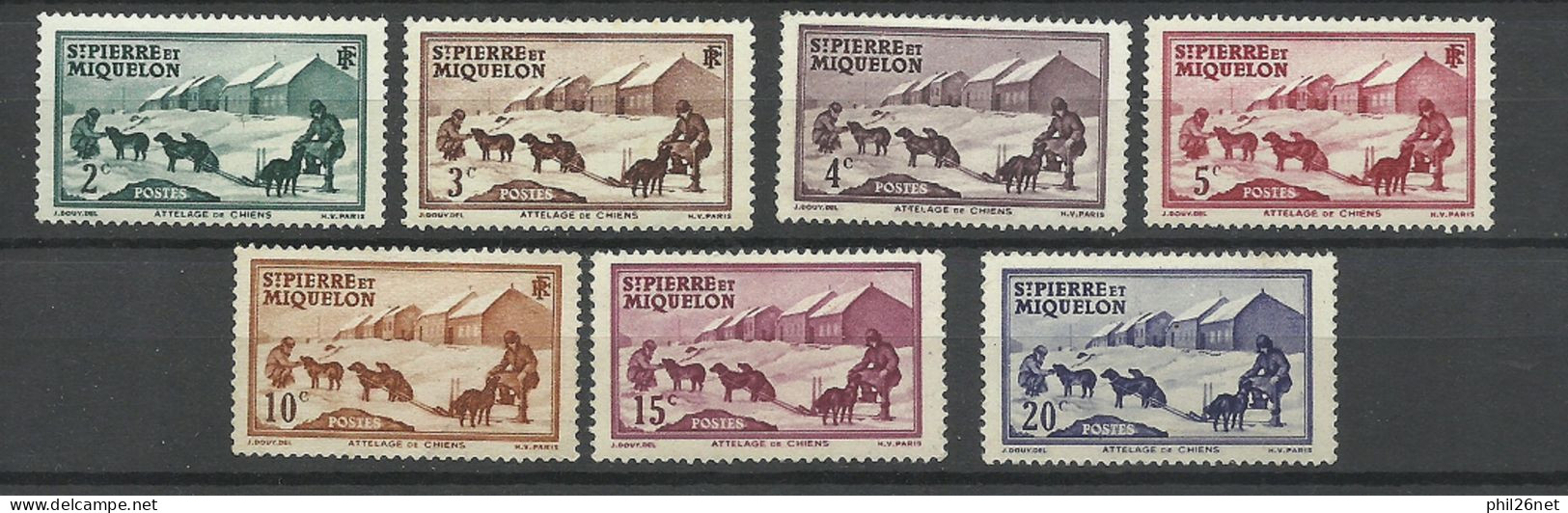 Saint Pierre Et Miquelon SPM N°167  à 173  Neufs  * *   B/TB  Le 171 ( * ) B/TB   Voir Scans  Soldé  ! ! ! - Unused Stamps