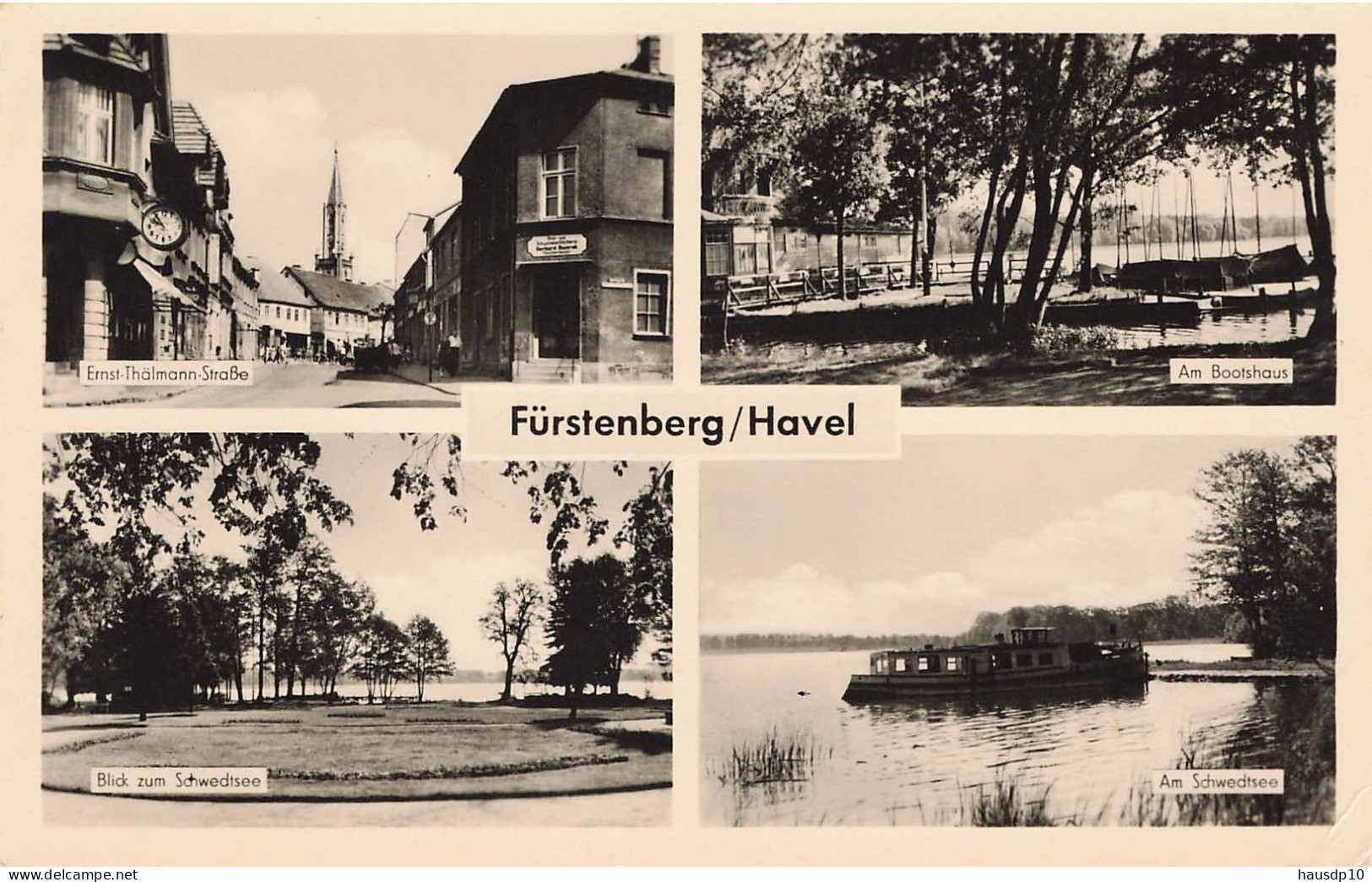 DDR AK Fürstenberg Havel - Verzögert Wegen Unvollständiger PLZ - Briefe U. Dokumente