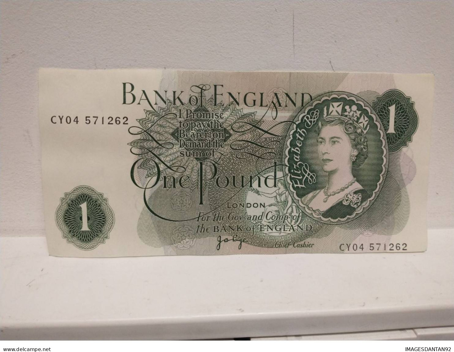 GRANDE BRETAGNE BANKNOTE 1960 70 United Kingdom Great Britain ENGLAND Elizabeth II 1 Pound - 1 Pound