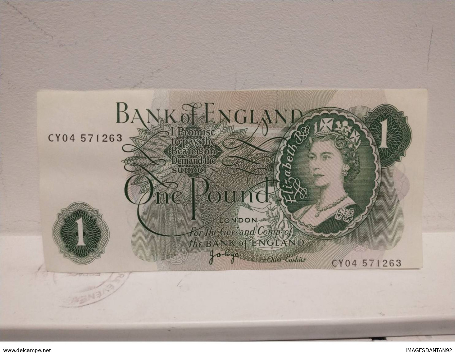 GRANDE BRETAGNE BANKNOTE 1960 70 United Kingdom Great Britain ENGLAND Elizabeth II 1 Pound - 1 Pound