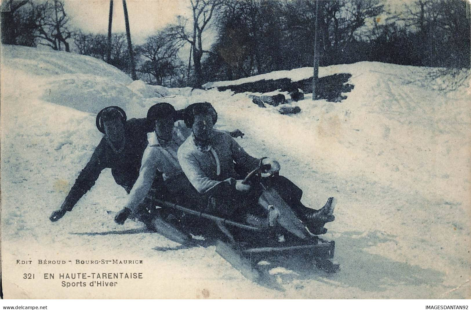 73 STE FOY TARENTAISE AD#MK965 SPORTS D HIVER BOBSLEIGH - Otros & Sin Clasificación