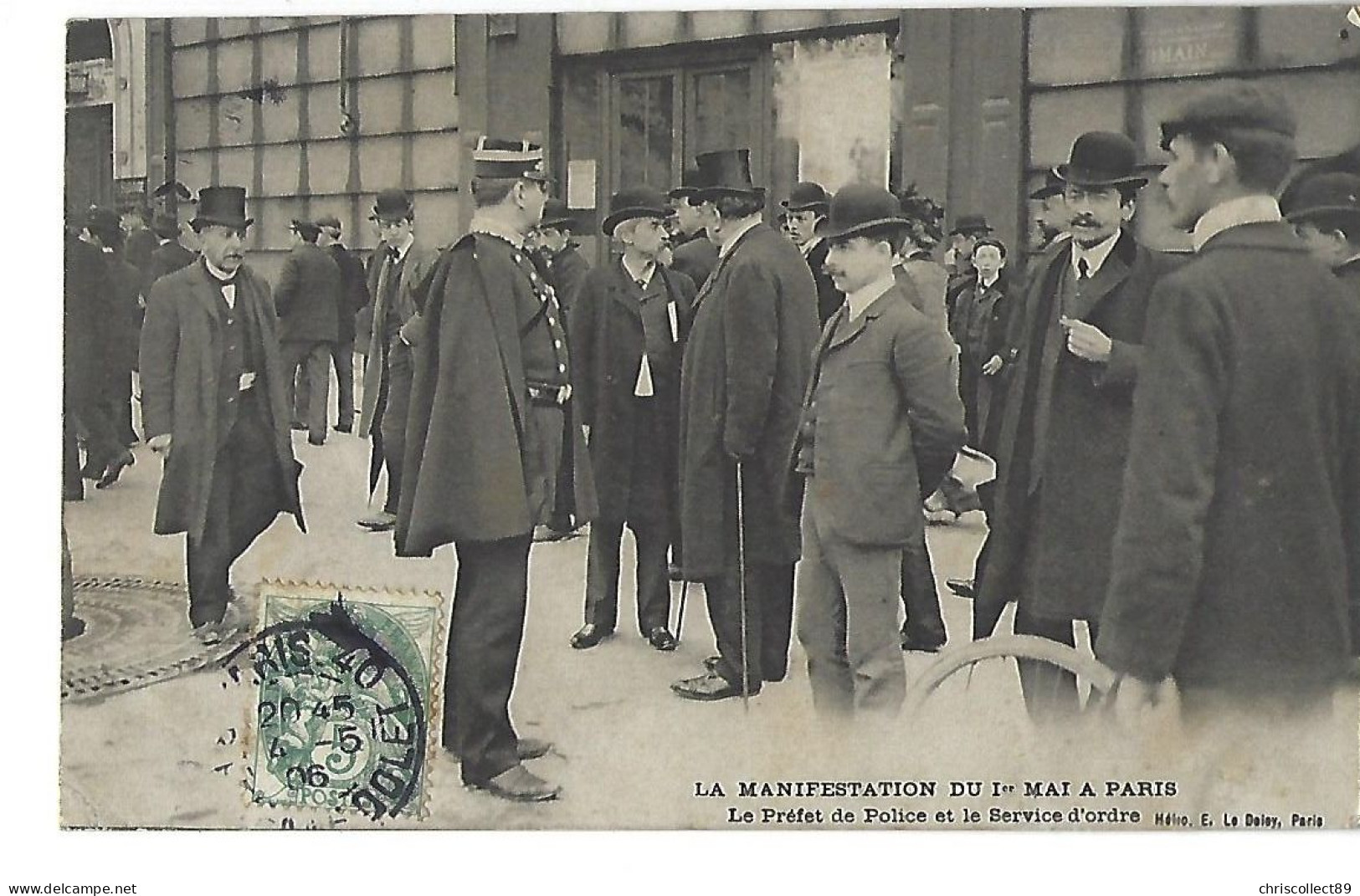 Carte Postale :Paris : La Manifestation Du 1er Mai A Paris - Le Préfet De Police Et Le Service D'Ordre - Konvolute, Lots, Sammlungen