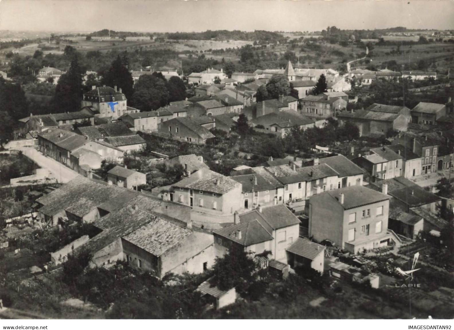 54 CHAUDENEY SUR MOSELLE AD#MK505 VUE GENERALE AERIENNE + CACHET USINES DE NEUVES MAISONS - Autres & Non Classés