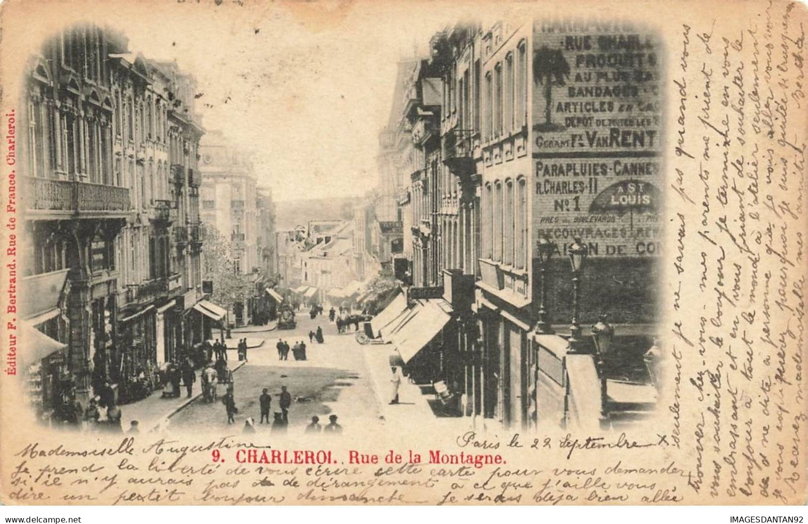 BELGIQUE AD#MK050 CHARLEROI RUE DE LA MONTAGNE - Charleroi