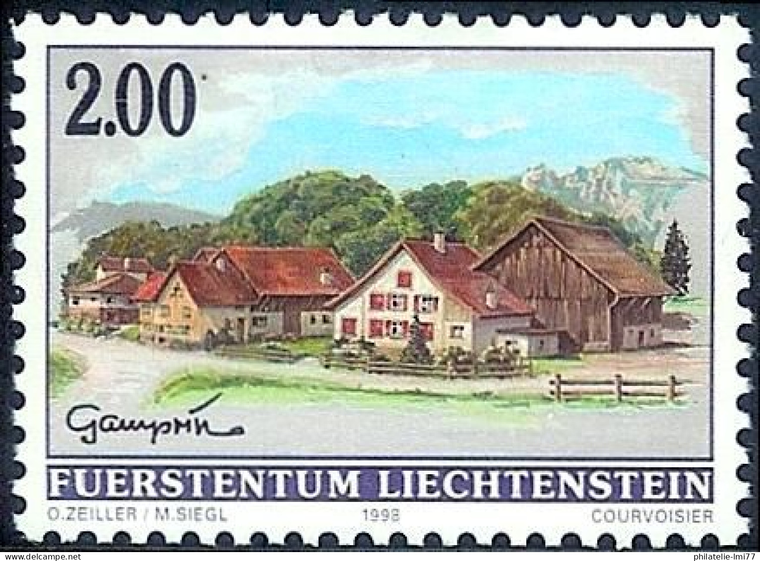 Timbre Du Liechtenstein N° 1118 Neuf Sans Charnière - Unused Stamps