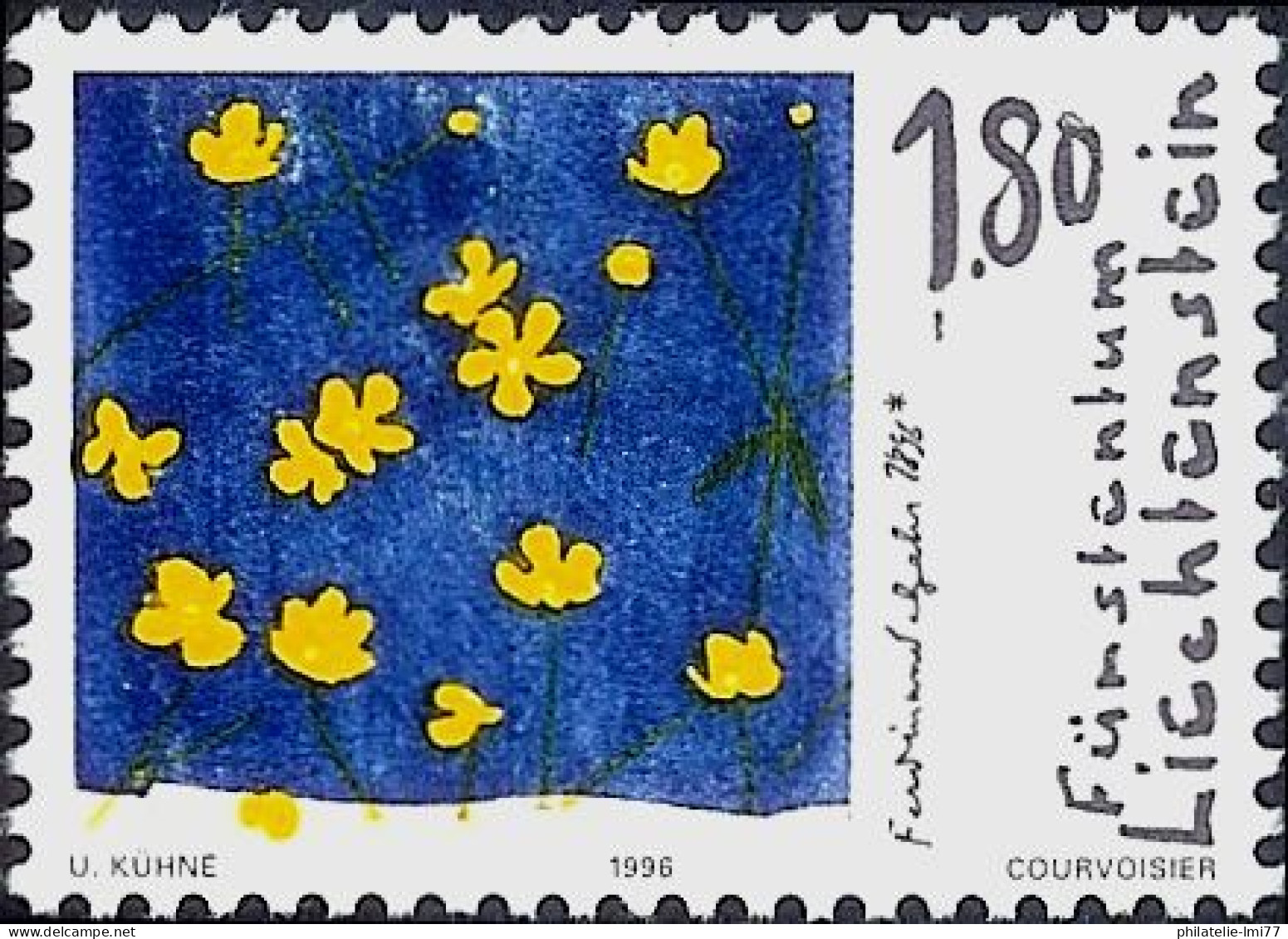 Timbre Du Liechtenstein N° 1076 Neuf Sans Charnière - Unused Stamps