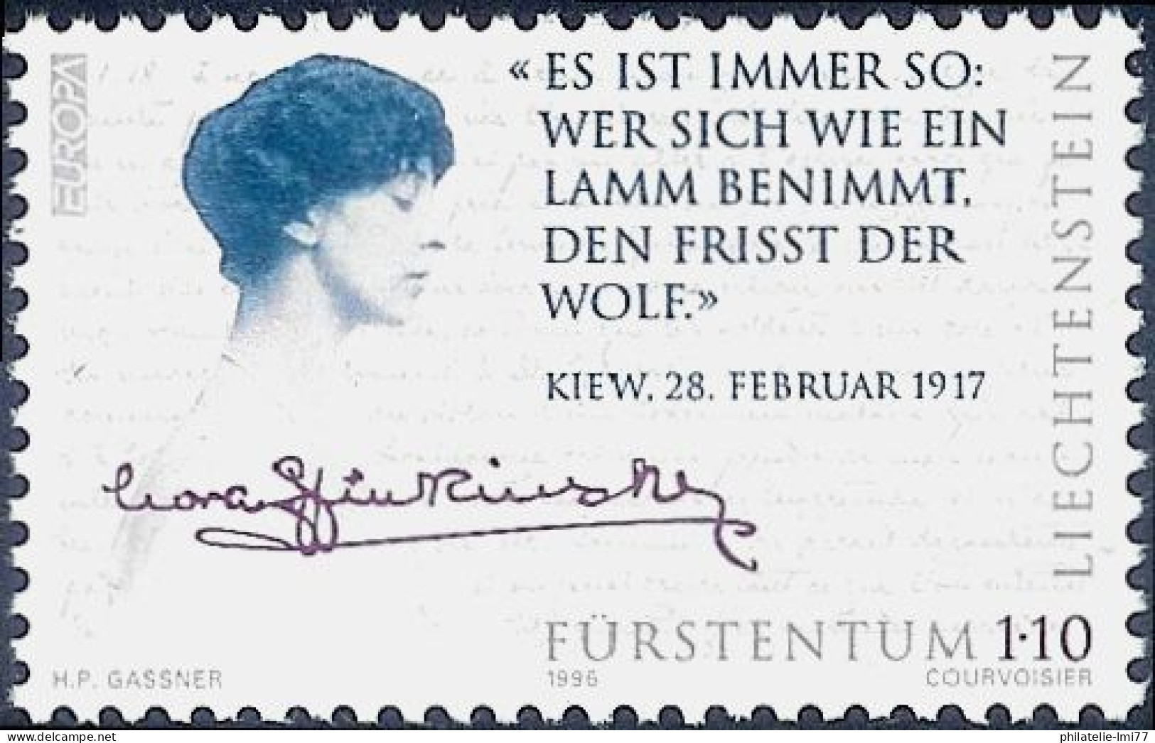 Timbre Du Liechtenstein N° 1066 Neuf Sans Charnière - Unused Stamps