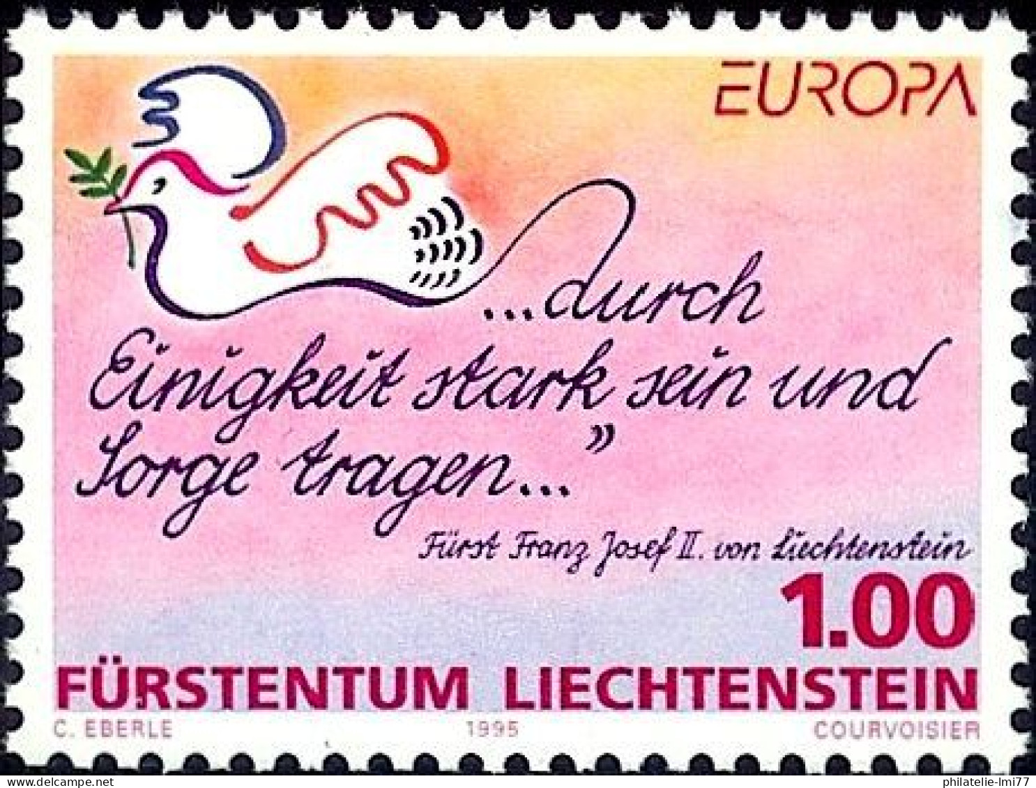 Timbre Du Liechtenstein N° 1045 Neuf Sans Charnière - Neufs