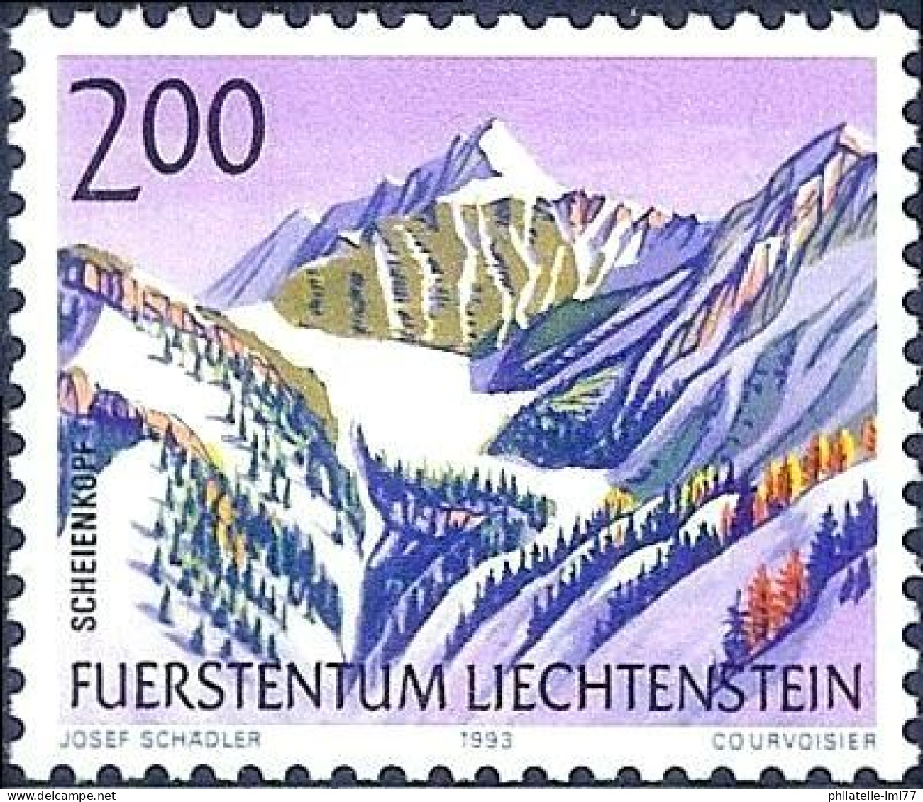 Timbre Du Liechtenstein N° 1000 Neuf Sans Charnière - Ungebraucht