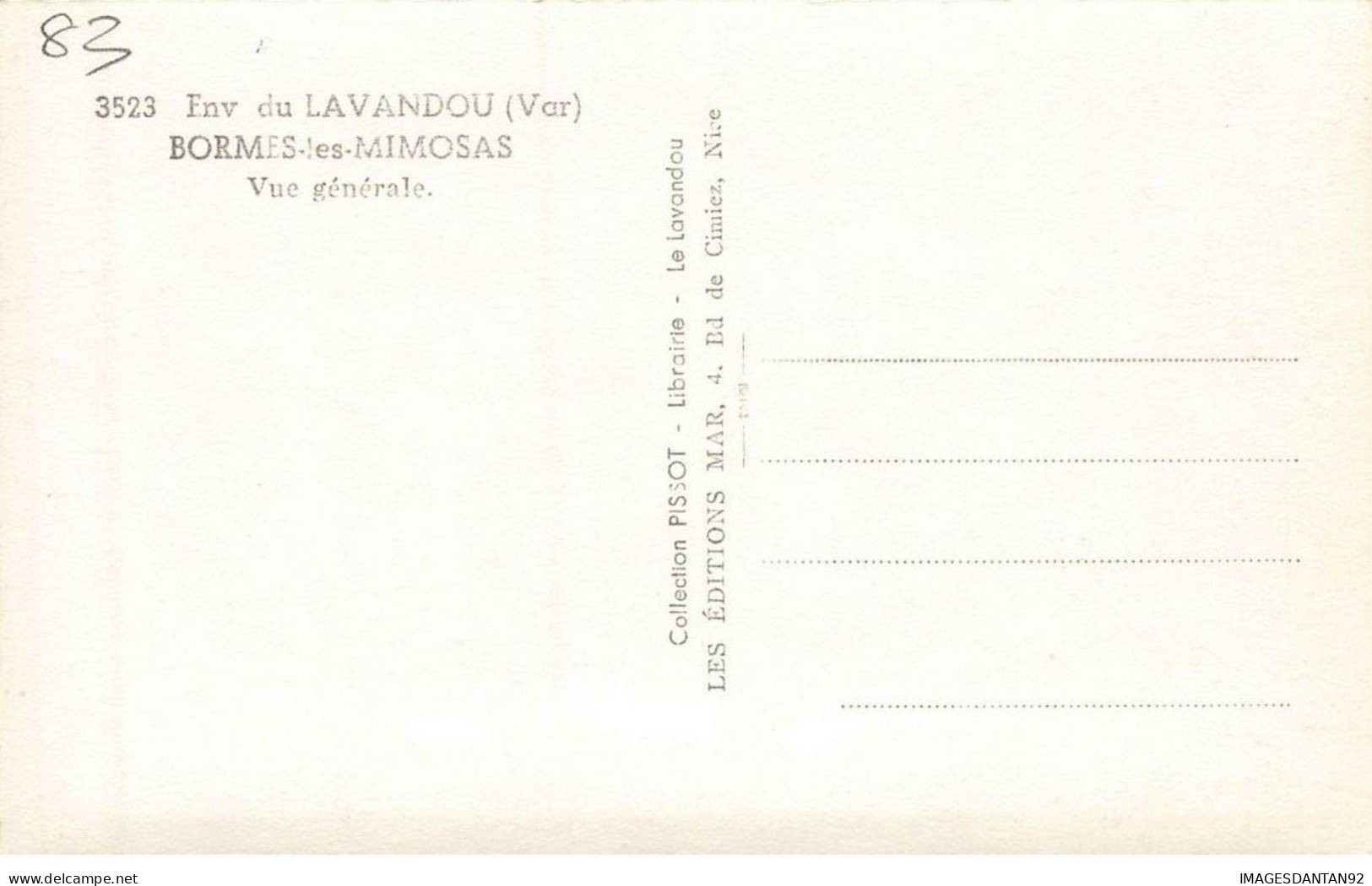 83 BORMES LES MIMOSAS AD#MK1039 ENVIRON DU LAVANDOU VUE GENERALE - Bormes-les-Mimosas