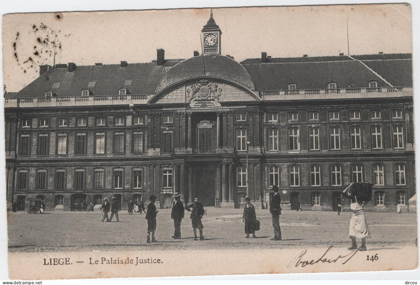 Luik/Liège - Paleis Van Justitie (gelopen Kaart Met Zegel) - Lüttich