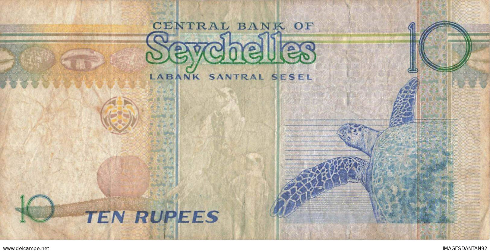 SEYCHELLES 25 ET 10 RUPEES BANK NOTE - Seychellen