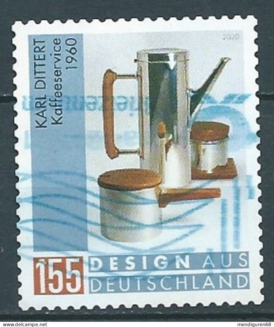 ALLEMAGNE ALEMANIA GERMANY DEUTSCHLAND BUND 2020 COFFEE SERVICE BY KARL DITTERT S/A USED MI 3570 YT 3348 S 3188 SG 4343 - Gebraucht