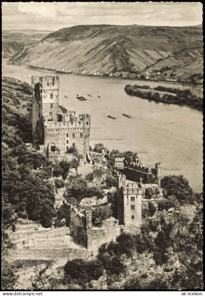 Ansichtskarte Mainz Burg Sooneck Am Rhein 1955 - Mainz