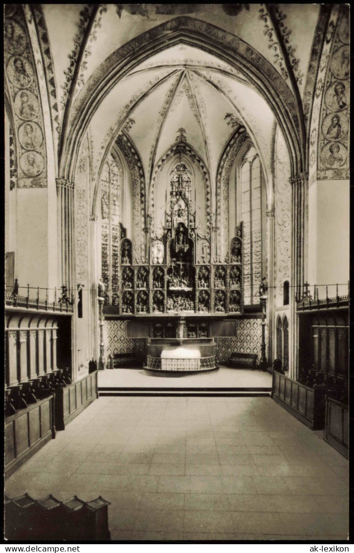 Schleswig (Sleswig/Slesvig) Schleswiger St.-Petri-Dom Altar, Innenansicht 1960 - Sonstige & Ohne Zuordnung