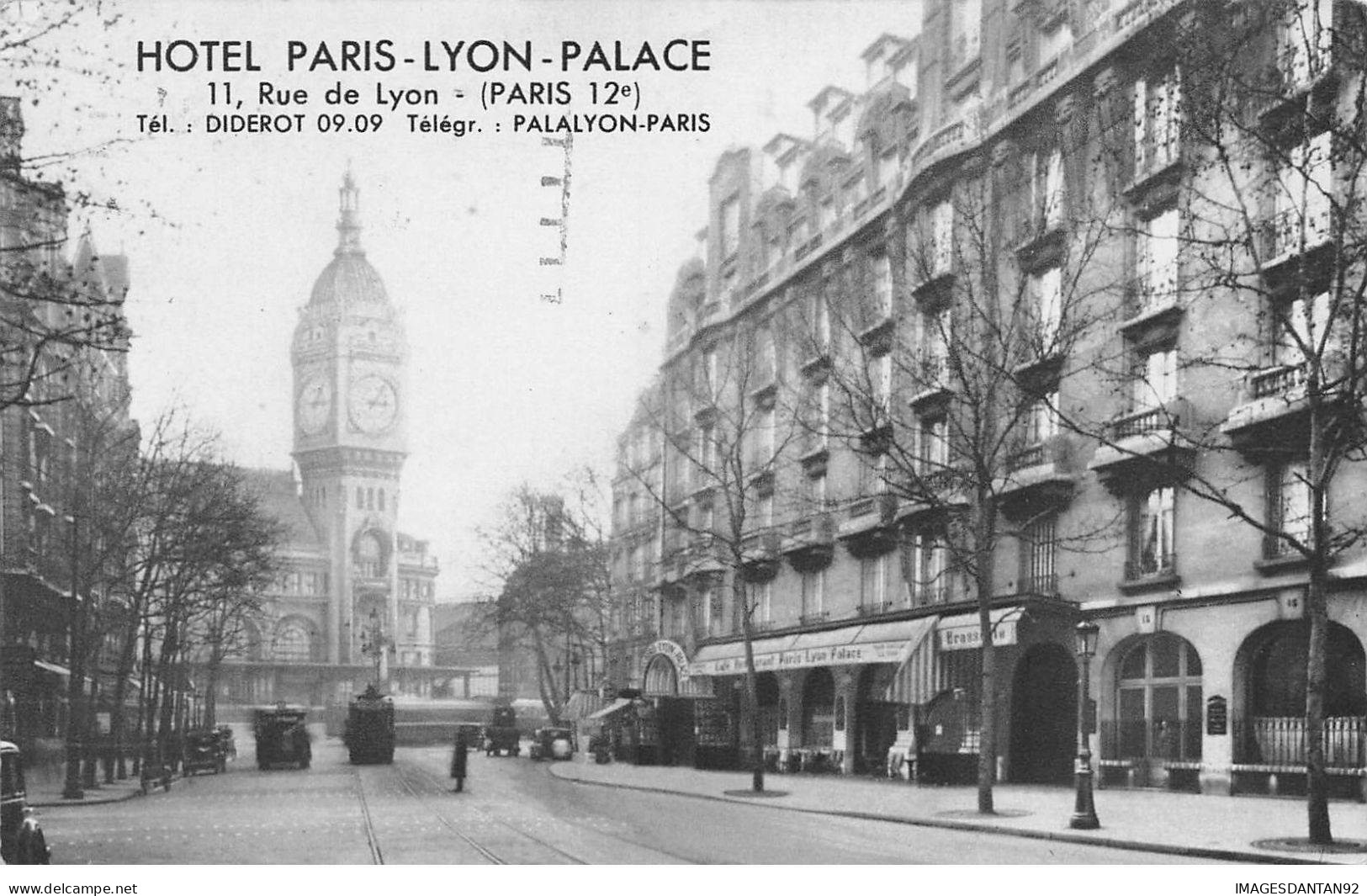75 PARIS 12 AH#AL00678 HOTEL PARIS LYON PALACE 11 RUE DE LYON - Arrondissement: 12