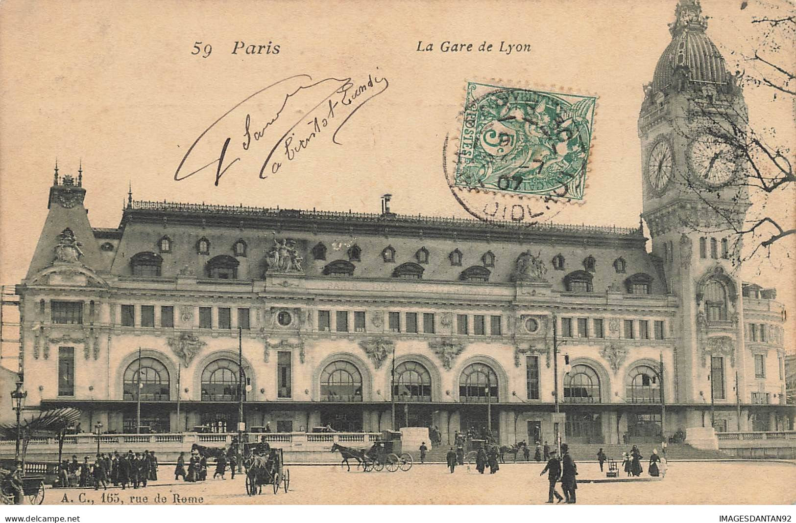 75 PARIS 12 AH#AL00694 GARE DE LYON - Arrondissement: 12