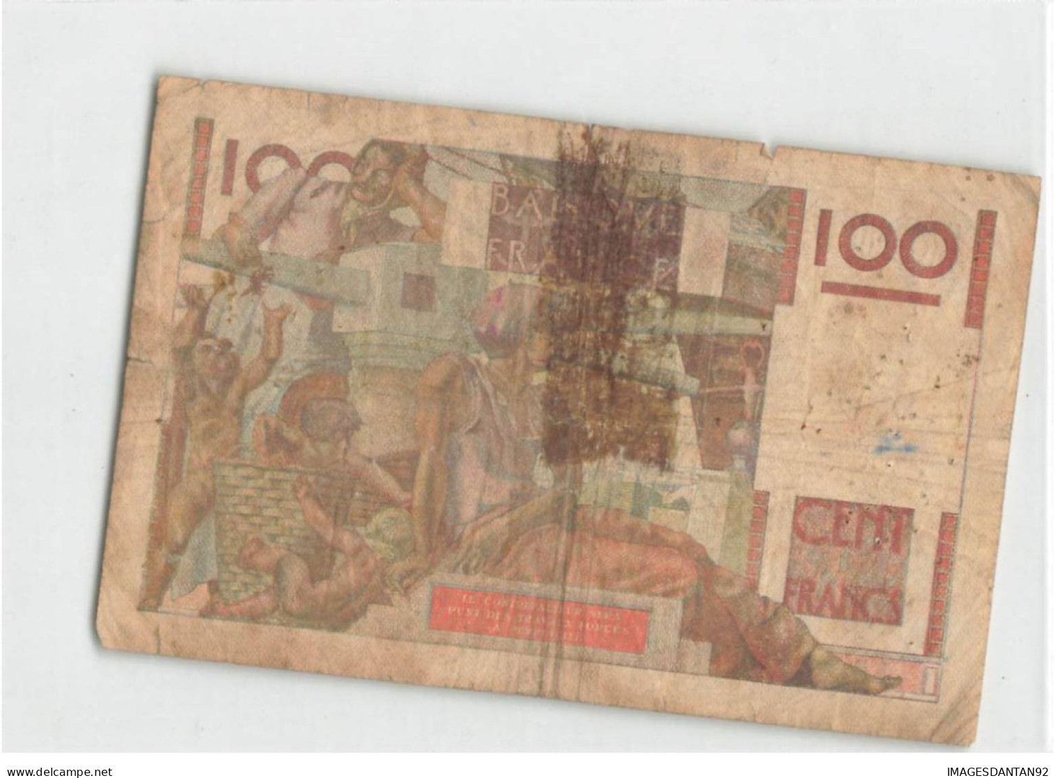 5 Francs VIOLET X 2 1939 + 100 FRANCS PAYSAN 1948 - 5 F 1917-1940 ''Violet''
