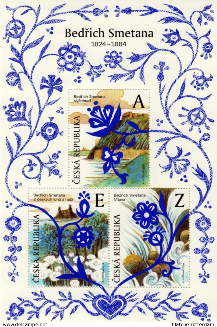 Czech Republic / Tsjechië - Postfris / MNH - Sheet Bedrich Smetanas 2024 - Unused Stamps