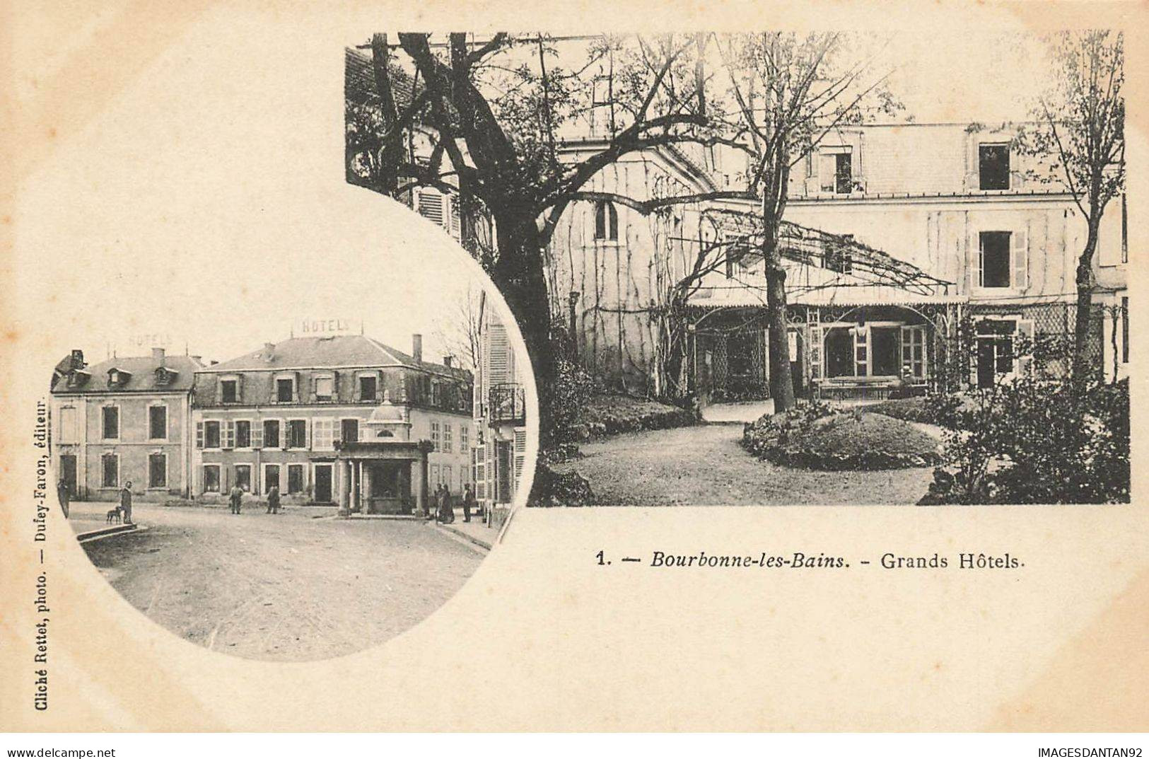 52 BOURBONNE LES BAINS AI#DC390 LES GRANDS HOTELS - Bourbonne Les Bains