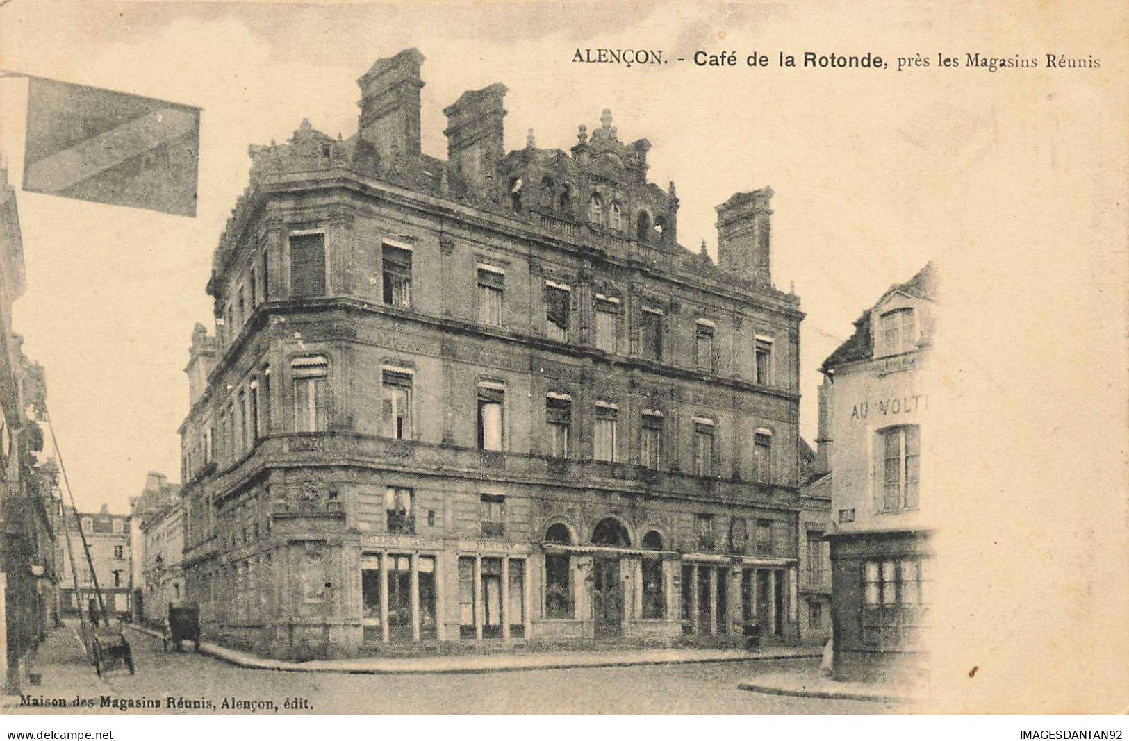 61 ALENCON AI#DC460 CAFE DE LA ROTONDE PRES LES MAGASINS REUNIS - Alencon