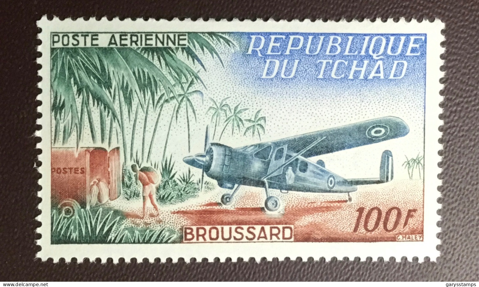 Chad Tchad 1963 Broussard Aircraft MNH - Chad (1960-...)