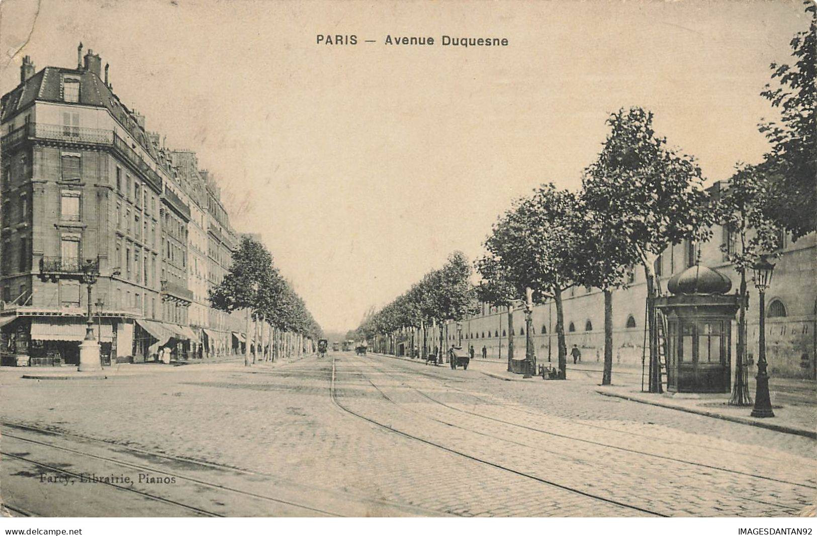 75007 PARIS AG#MK432 AVENUE DUQUESNE - Arrondissement: 07