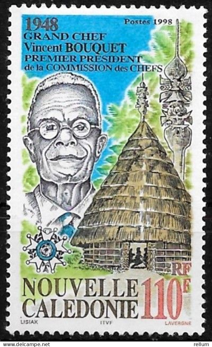 Nouvelle Calédonie 1998 - Yvert Et Tellier Nr. 762 - Michel Nr. 1143 ** - Unused Stamps