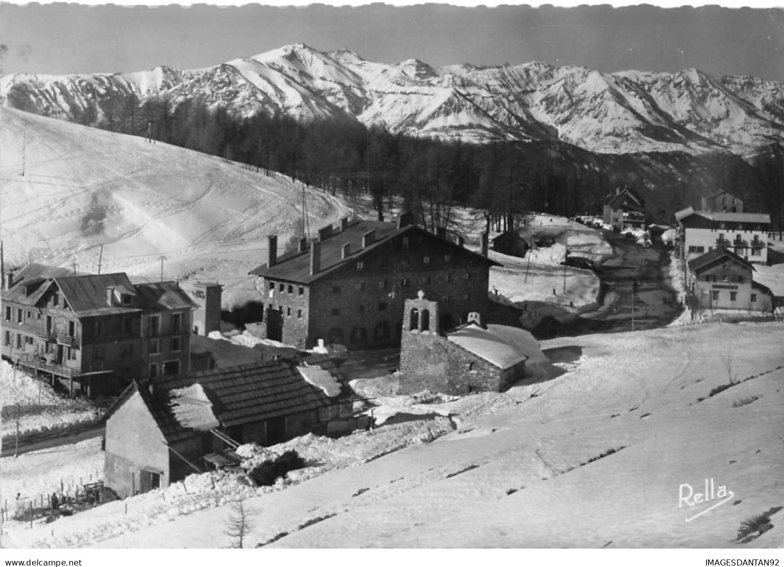 06 VALBERG AK#DC108 AU FOND LA CHAINE DU SAINT HONORAT SOUS LA NEIGE - Otros & Sin Clasificación