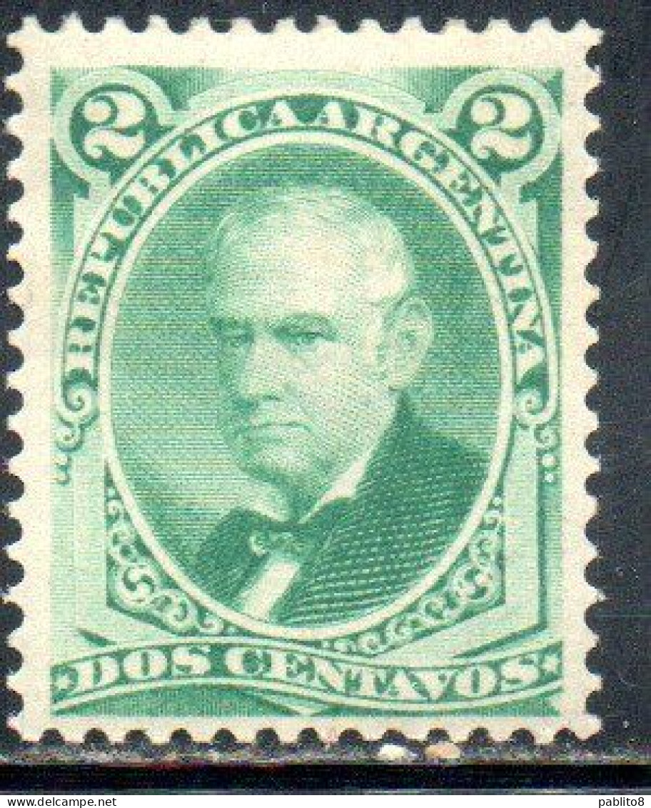 ARGENTINA 1877 1880 VICENTE LOPEZ 2c MH - Neufs