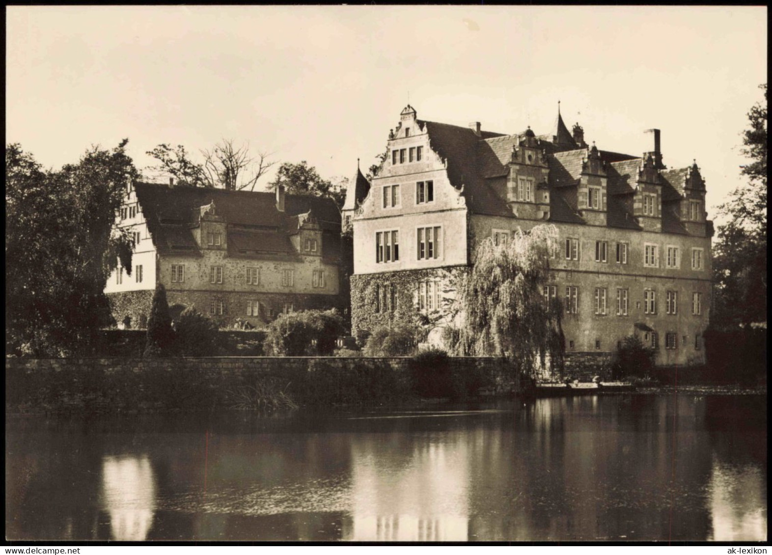 Aerzen (LK Hameln-Pyrmont) Blick Auf Schloss Schwöbber über Teich 1960 - Sonstige & Ohne Zuordnung