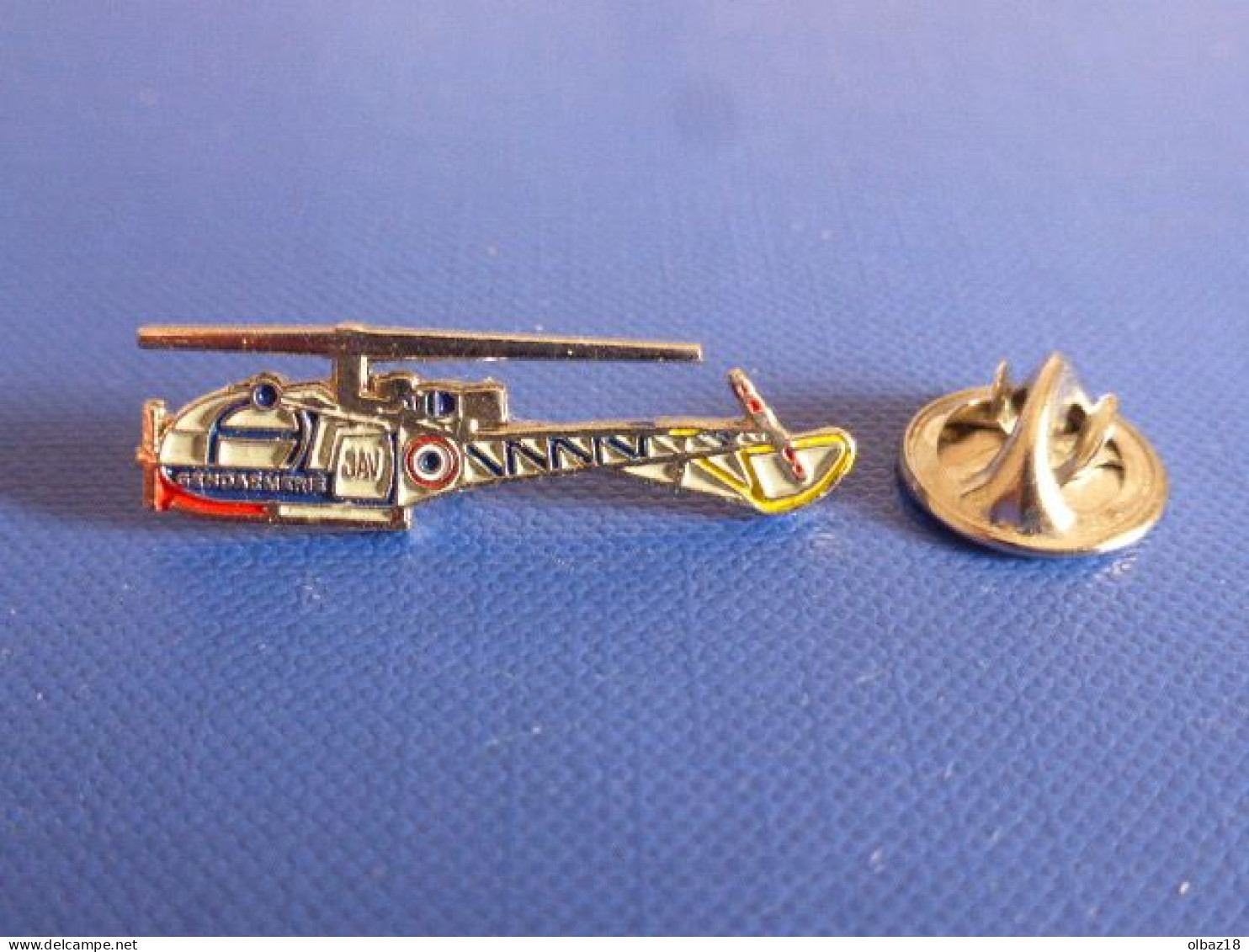 Pin's Hélicoptère Gendarmerie Alouette JAV - Armée Militaire - Starpin's (Q8) - Avions