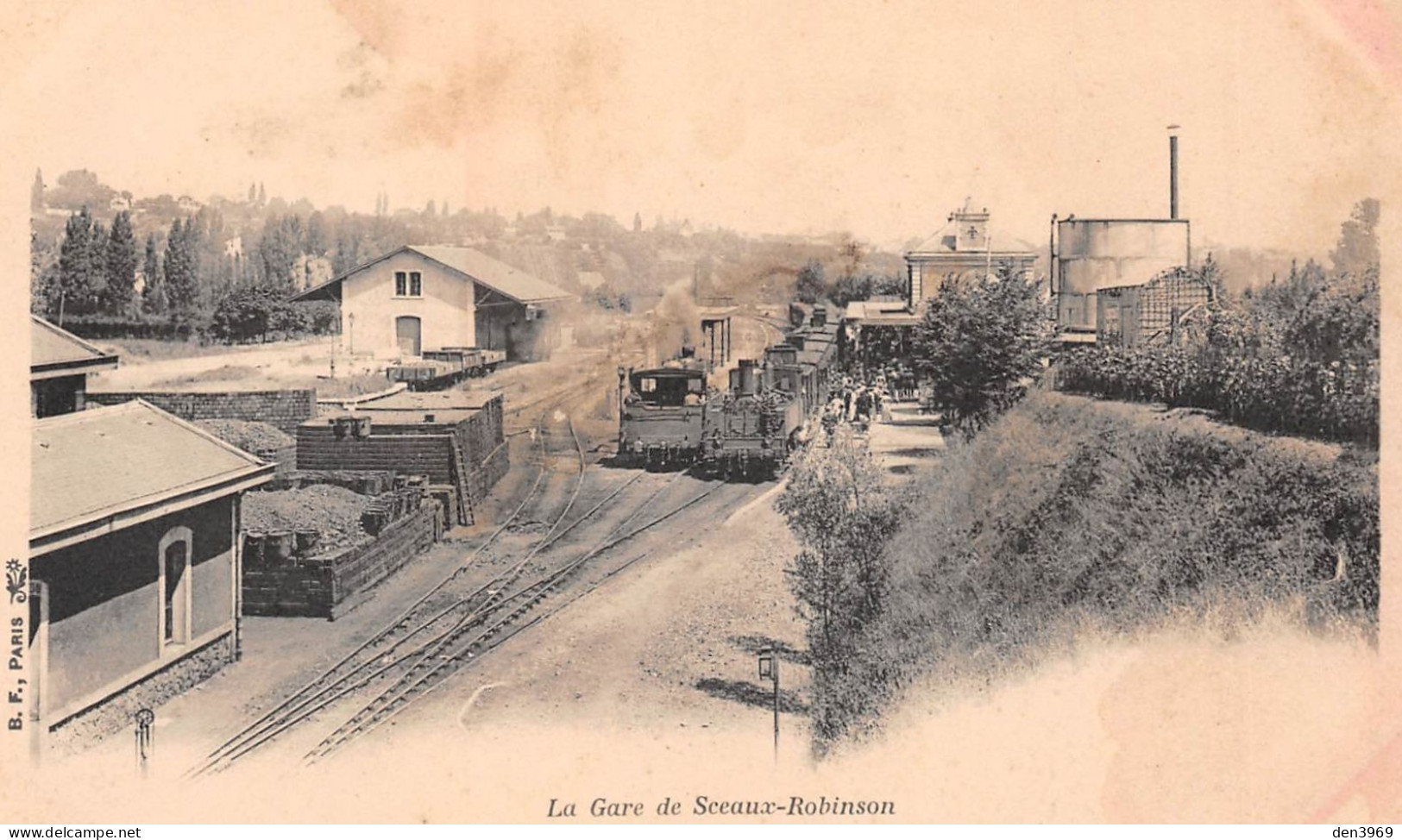 SCEAUX-Robinson (Hauts-de-Seine) - La Gare Avec Train - Précurseur - Sceaux