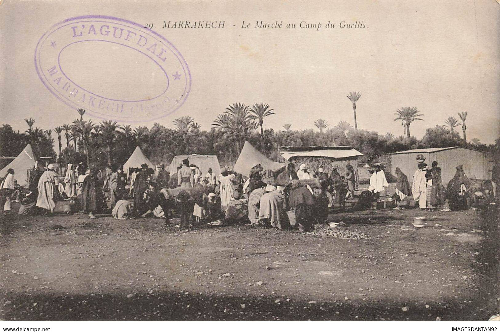 MAROC AM#DC390 MARRAKECH LE MARCHE AU CAMP DU GUELLIS - Marrakesh