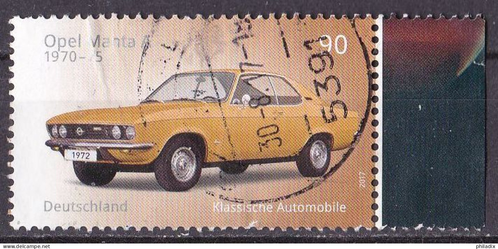 # (3297) BRD 2017 Klassische Deutsche Automobile (V) O/used (A5-1) - Gebraucht