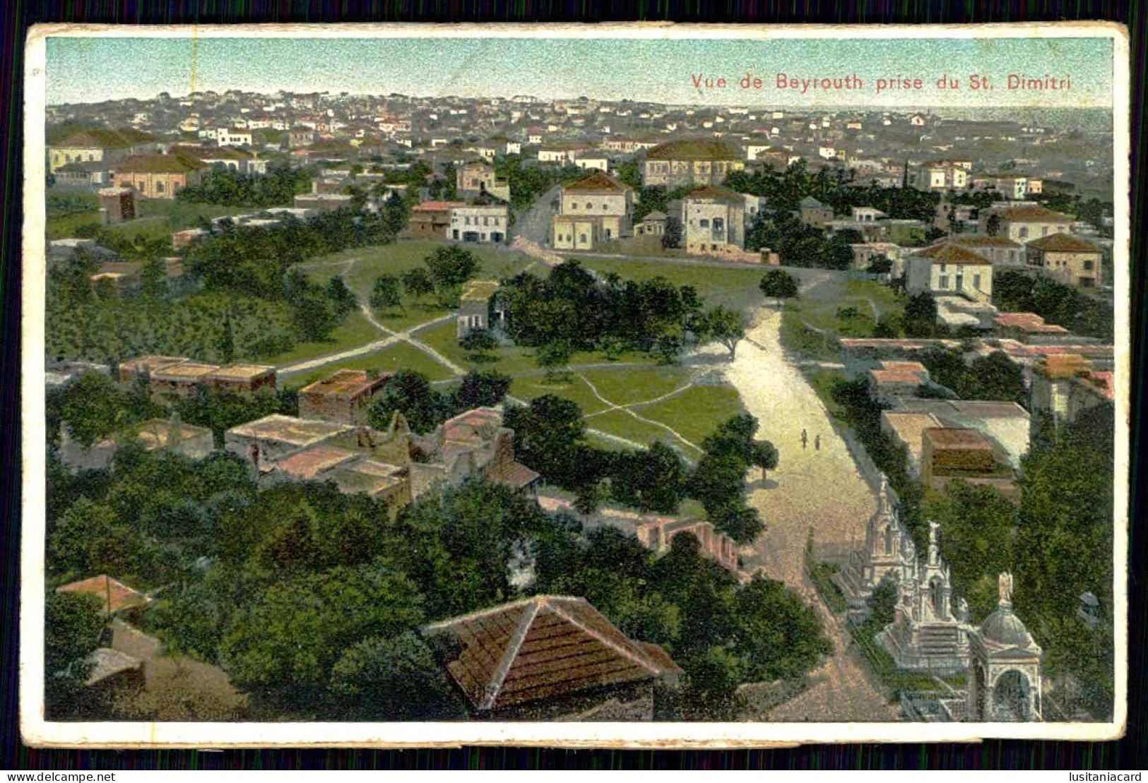 BEYROUTH - Vue De Beyrouth Prise Du St. Dimitri. (Ed.Dimitri Tarazi & Fils Nº 716) Carte Postale - Líbano